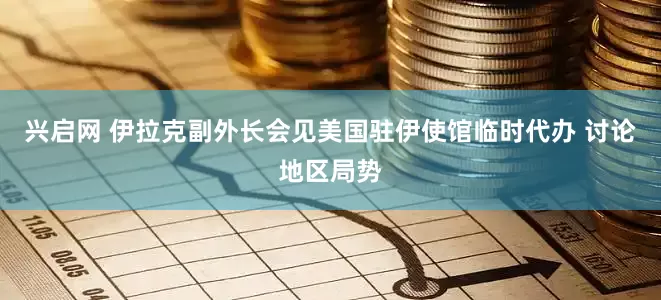 兴启网 伊拉克副外长会见美国驻伊使馆临时代办 讨论地区局势