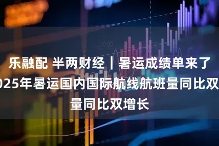 乐融配 半两财经｜暑运成绩单来了！2025年暑运国内国际航线航班量同比双增长